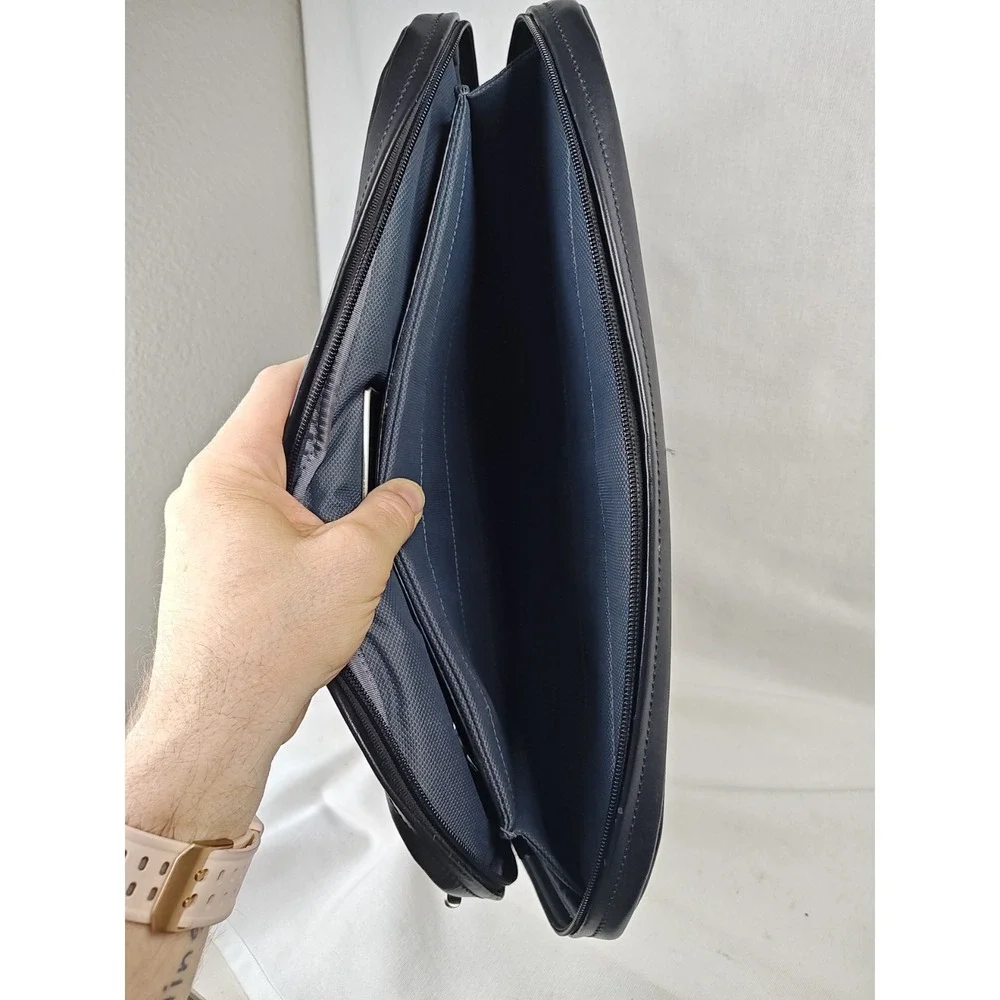Tumi 2946D Alpha Ballistic Nylon Leather Laptop Briefcase Messenger Bag‎ Tracer